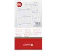 BRUNNEN Calendario settimanale FILIUS 2026 | 93 × 172 mm