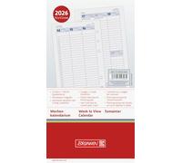 BRUNNEN Calendario settimanale FILIUS 2026 | 93 × 172 mm