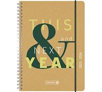 BRUNNEN Calendario settimanale "This&Next" 2023/2024 A5, 2 pagine = 1 settimana