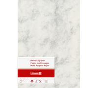 Brunnen - Carta multiuso universale, formato A4, 160 g/mq, colore: Grigio / Marmo, 25 Pezzi