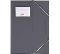 Brunnen - Cartellina per disegni traslucida, 108 g/mq, A4, colore: Antracite