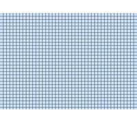Brunnen, cartoncini per appunti A quadretti A5 Blu