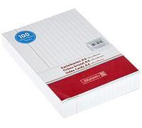 Brunnen, cartoncini per appunti A righe A6 bianco