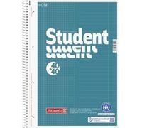 Brunnen College Notepad Student Duo Recycled A4 40 Sheets Squared