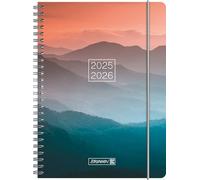 BRUNNEN Diario scolastico 2025/2026 "Misty Sunset" | A5, plastica