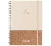 BRUNNEN Diario scolastico 2025/2026 "Naturality" | A5, tessuto