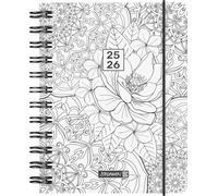 BRUNNEN Diario scolastico 2025/2026 "ZENart" | A6 plastica