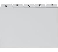 Brunnen - Divisori Indice A-Z per Cartelline, Formato A6, Colore Grigio