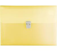 Brunnen Expander File Translucent Polypropylene 0.75 mm A4 Pack of 10 Yellow