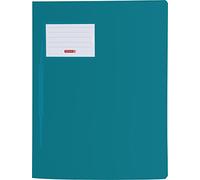 Brunnen Fact Cartelletta in polipropilene formato A4, (24 x 34 cm), con gradiente cromatico, semitrasparente turchese