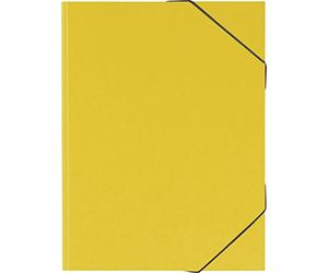 Brunnen Fact plus - Cartella portadocumenti in cartone pressato, colore: Giallo