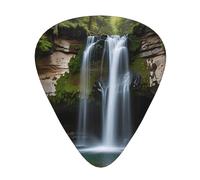 Brunnen Falls Prints - Plettri per chitarra, 12 pezzi, 3 diversi spessori, adatti per chitarre elettriche e acustiche