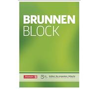 Brunnen Kieserblock - Blocco, formato A4, 50 pz, colore: bianco