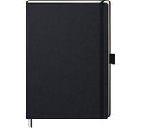 Brunnen Kompagnon 96-Page Squared Notepad Lineature 22 Black 21 x 29.4 cm