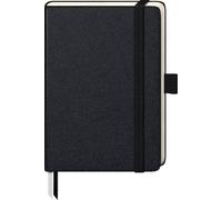 Brunnen Kompagnon 96-Page Squared Notepad Lineature 22 Black 9.5 x 12.8 cm