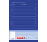 BRUNNEN Quaderno per compiti a casa, formato A5, 48 fogli, blu