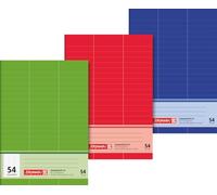 Brunnen Quaderno per vocabolario (A5, 32 fogli, a righe, 3 colonne, 54 righe), 1 pezzo, 1043925