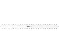 BRUNNEN Righello | 30 cm, trasparente