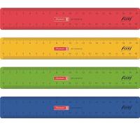 Brunnen - Righello Flexi da 20 cm, 1 Pezzo, Colori Assortiti