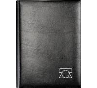 Brunnen - Rubrica telefonica, in materiale espanso, 180 x 235 mm, colore: Nero -