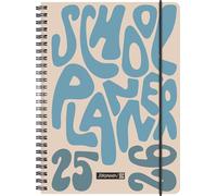 BRUNNEN Schülerkalender (2025/2026) "Bubble Planner", 2 Seiten = 1 Woche, A5, 208 Seiten, PP-Umschlag, mehrfarbig