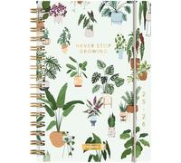 BRUNNEN Schülerkalender (2025/2026) "Little Plants", 1 Seite = 1 Tag, A5, 352 Seiten, PP-Umschlag, mehrfarbig