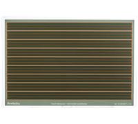 Brunnen Scolaflex L1A - Piano millimetrato in plastica, guida per progetti tecnici, 26,5 x 18 cm, grigio antracite