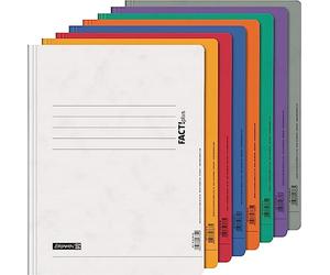 BRUNNEN Set di 8 cartelline A4 FACT!plus