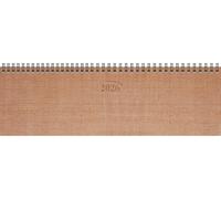 BRUNNEN Taccuino orizzontale, mod. 771 2026, 326 × 102 mm, in cartone, color rame