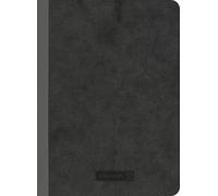 BRUNNEN Taccuino Premium FACT!plus Kladde | A6 a quadretti, nero