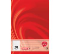 Brunnen Vivendi 104472802 - Quaderno scolastico, formato A4, 16 fogli, 5 mm, a quadretti con margine, tipo 28