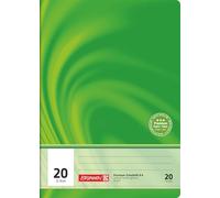 BRUNNEN Vivendi - Quaderno scolastico Premium | A4, rigatura 20, 32 fogli, verde