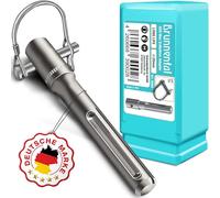 BRUNNENTAL® Adattatore Trivella SDS Max con Perno Quick Change - Trasforma il Martello Perforatore in Trivella da Giardino - Per Punte da Terra Ø 40-150 mm (Non SDS Plus)