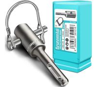 BRUNNENTAL® Adattatore Trivella SDS Plus con Perno Quick Change - Trasforma il Trapano a Percussione in Trivella per Pozzi - Per Punte da Terra Ø 40-150 mm (Non SDS Max)