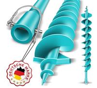 BRUNNENTAL® Earth Drill 100mm - Ideale per lavori di scavo - Trapano per pozzi - Punta robusta da 100 mm - Trapano per fori di terra - Mandrino Premium