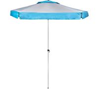 OMBRELLONE DA SPIAGGIA BRUNNER "SOLADO" IN ALLUMINIO E POLIESTERE AZZURRO DIA...