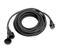 Brunner 0301109C Cavo di Prolunga Schuko/Schuko da 25M, Guaina in Gomma 3X2,5 Mm^2, Protezione Ip 44 per Esterno, Omologato Ce 230V-16A