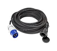 Brunner 0301127N Cavo di Prolunga CEE/Schuko da 10 M, Guaina in Gomma 3X1,5 Mm^2, Protezione Ip 44 per Esterno, Omologato Ce 230V-16A