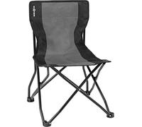 Brunner 0404035N.C20 Sedia Pieghevole da Campeggio con Telaio di Sicurezza Antiribaltamento, Grigio/Nero
