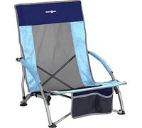 Brunner 0404135N.C57 Spiaggina Pieghevole, Cuba Airback Blu/Grigio/Azzurro, Peso 3 kg, Portata 100 kg