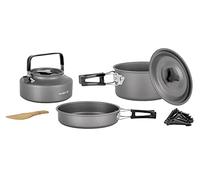 BRUNNER 0802024N Set Pentole Popote Outdoor in Alluminio Packpot Ultralite 18, per 3/4 Persone