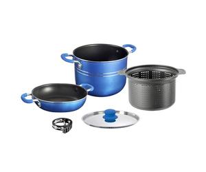 BRUNNER 0806008N Set Pentole e Casseruole Skipper 4+1 Pezzi, Ø 22 cm