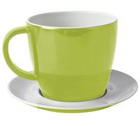 Brunner 0830022N.C03 Tazza e Piattino, Nero