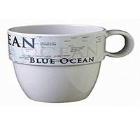 Tazza campeggio Brunner 0830024N C8C impilabile Bianco e Blu
