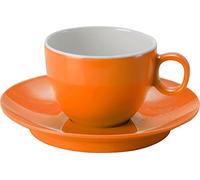 Brunner 0830055N.C11 Tazzina Espresso in Melamina 10 Cl, Colore Arancione, Ideale per Campeggio, Camper, Picnic e Casa