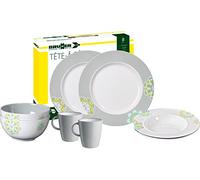 Brunner 0830143N.C2E Set Stoviglie da Campeggio per 2 Persone, Tête-À-Tête Sandhya, 8 Pezzi