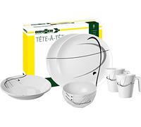 Set di stoviglie brunner tête-à-tête 8 pezzi 2 persone versione serenade