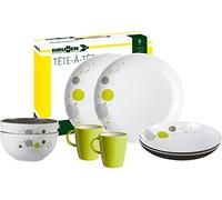 Set di stoviglie brunner tête-à-tête 8 pezzi 2 persone versione space