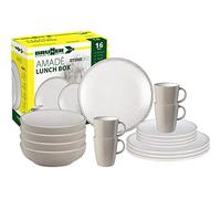 Set di stoviglie Brunner Lunch Box 16 pezzi 4 persone versione Amandè