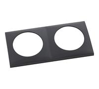 Brunner 321/131-1 - Placca Berker 2 Moduli, fornita Sciolta, Antracite Opaco